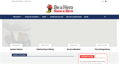 Desktop Screenshot of beaherosaveahero.org