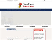 Tablet Screenshot of beaherosaveahero.org